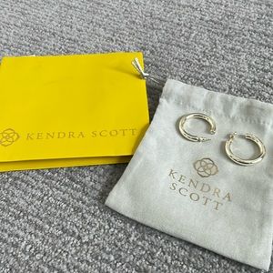Kendra Scott gold hoop earrings